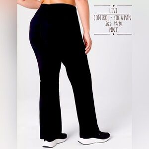 LIVI (Lane Bryant) black | control yoga pants | smooth lines | 18/20